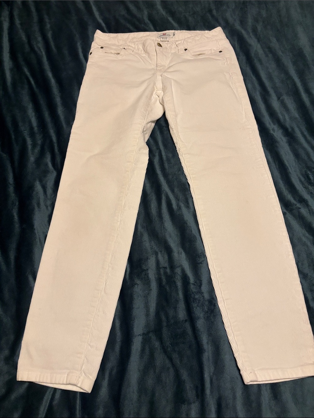 Women’s White Straight-Leg corduroy